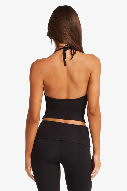 Top Halter Sculpt Preta